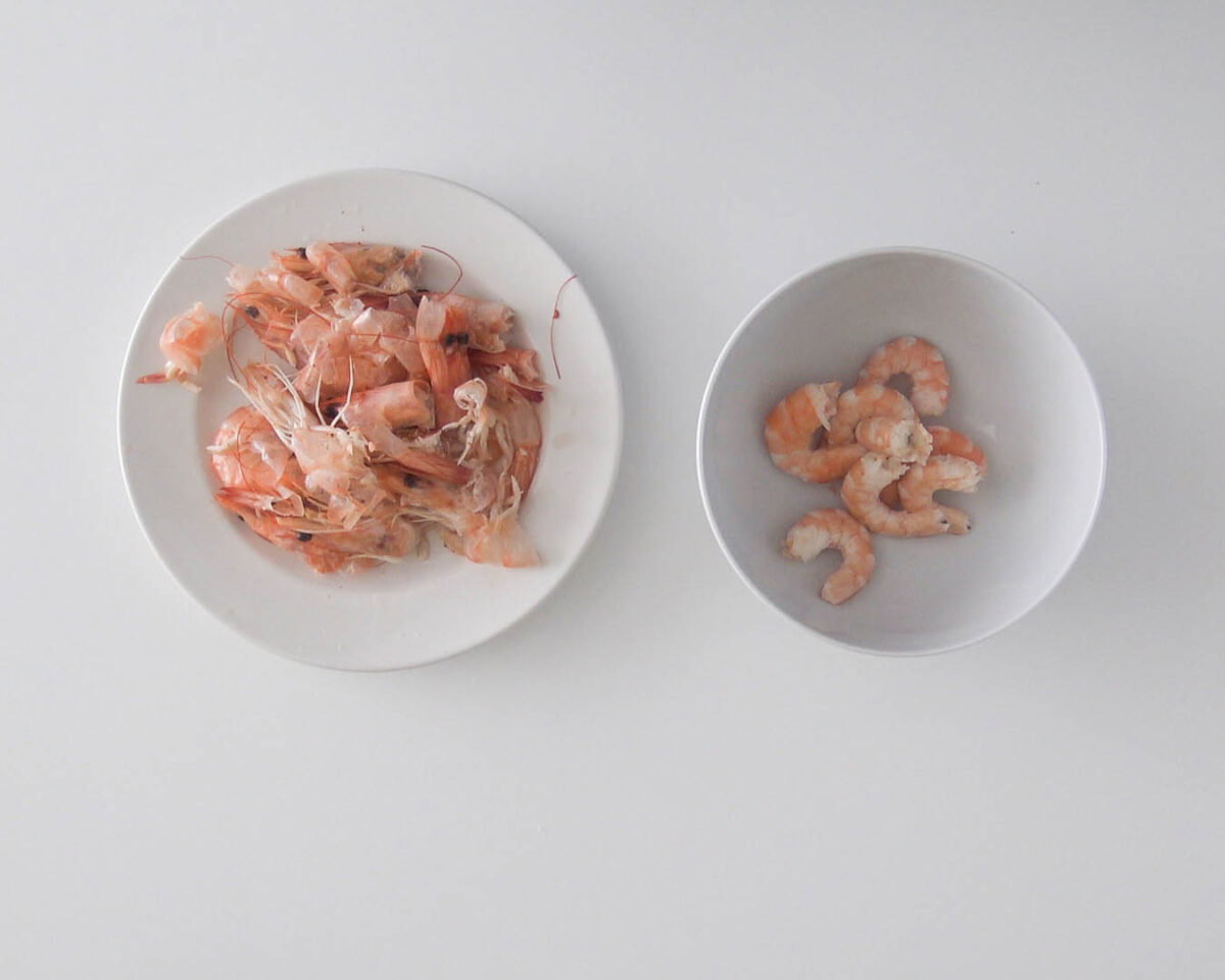 ensalada de quinoa y gambas paso 11