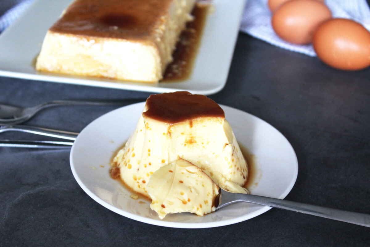 flan de leche condensada paso 13