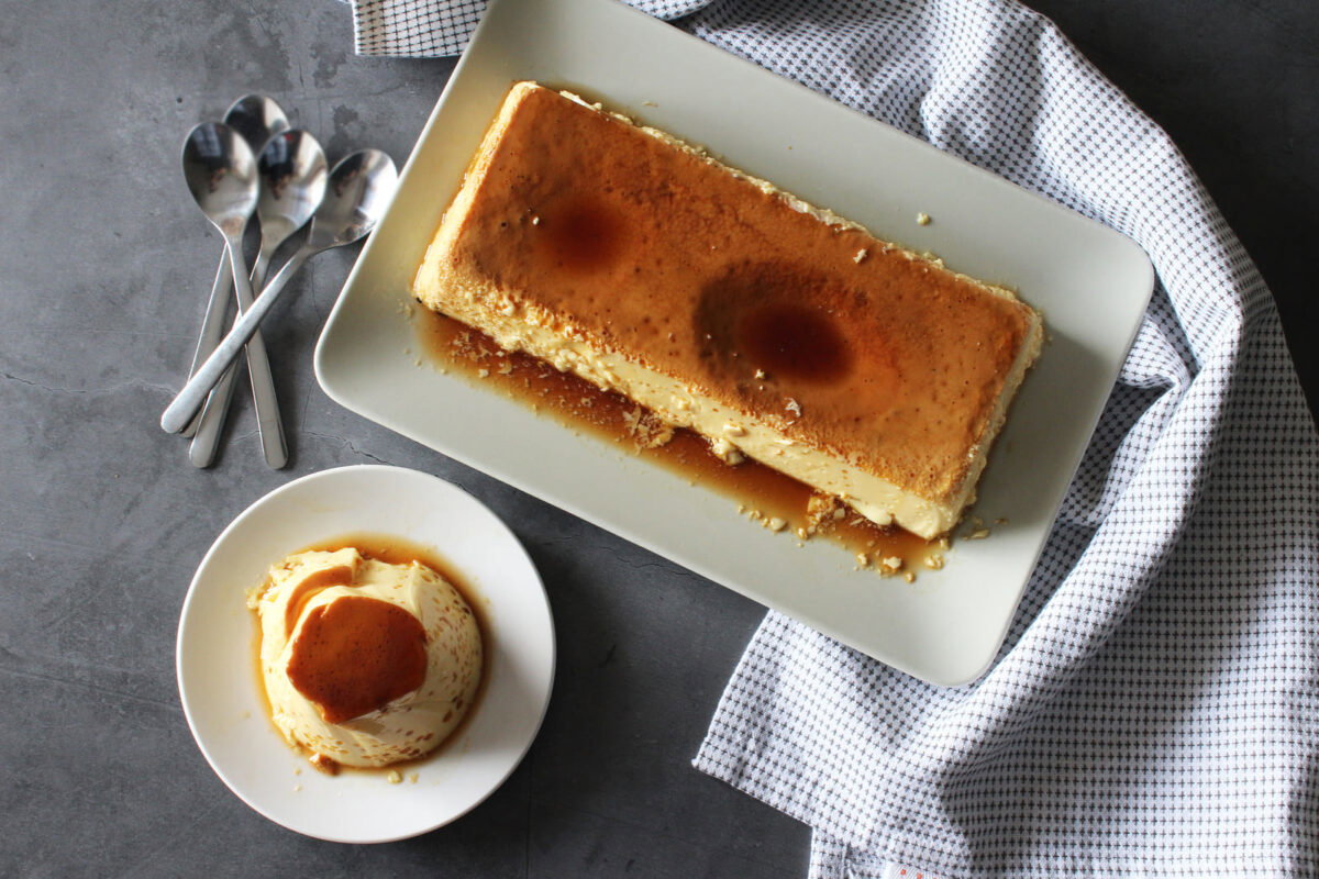 flan de leche condensada paso 14