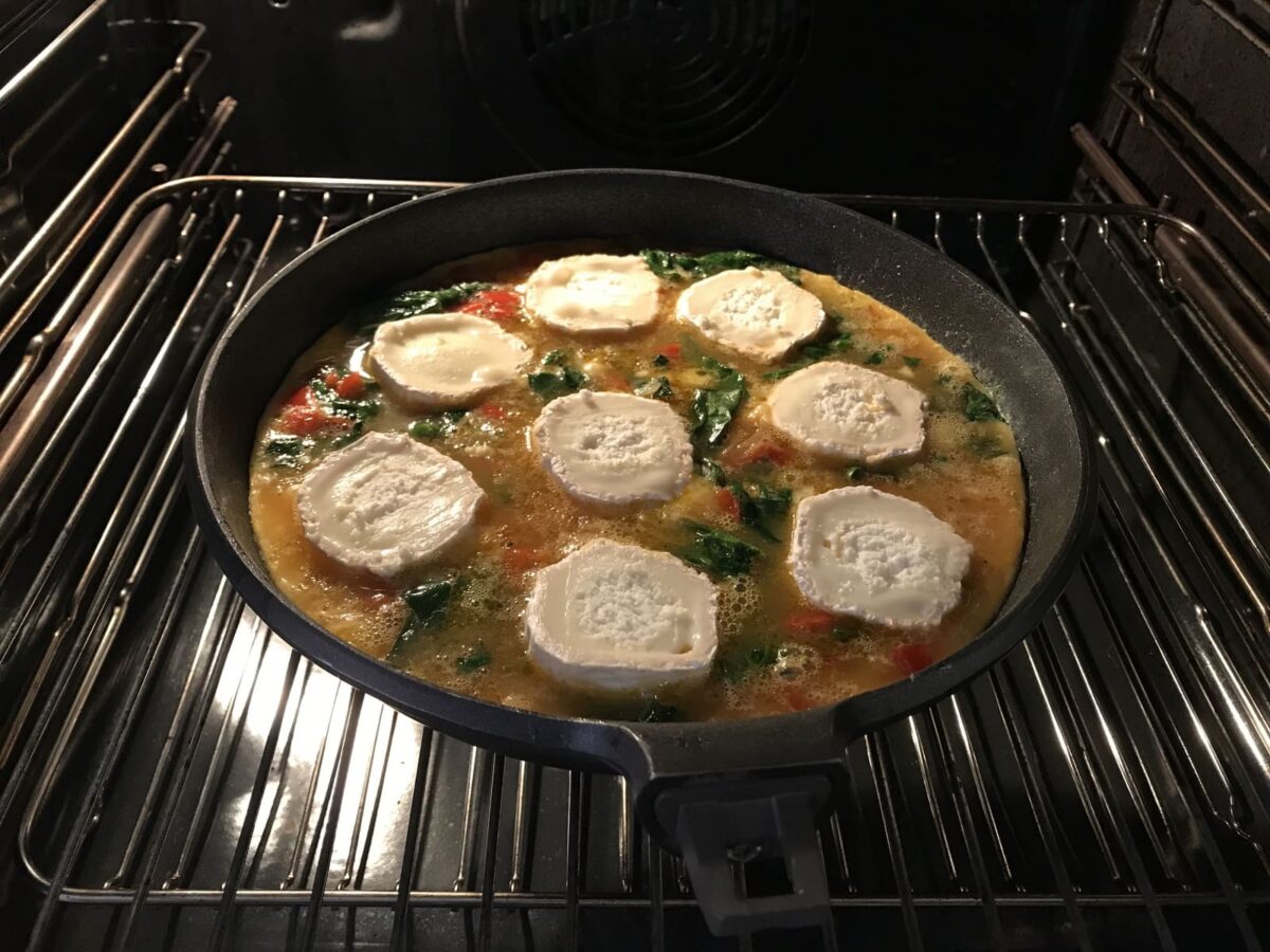 frittata de verdura y queso de cabra paso 10