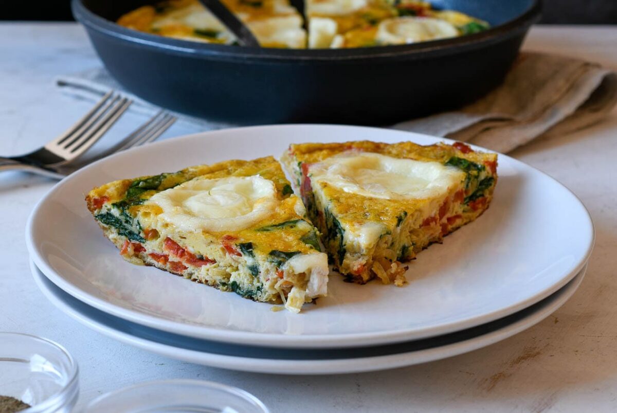 frittata de verdura y queso de cabra paso 12