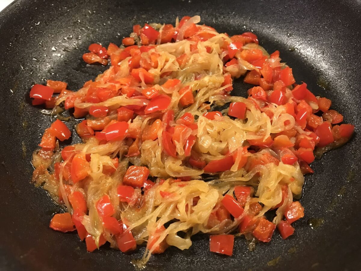 frittata de verdura y queso de cabra paso 5