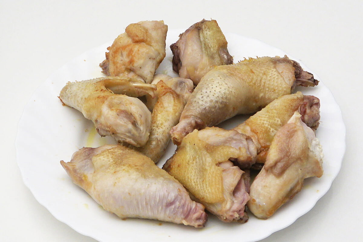 gallina en pepitoria paso 9