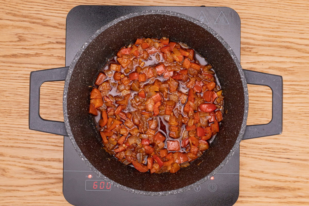 guiso de patatas y alcachofas paso 8