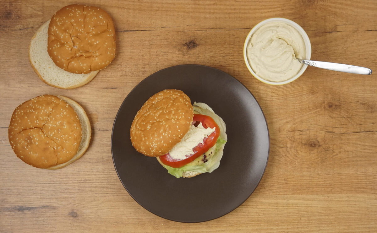 hamburguesa vegetal paso 19