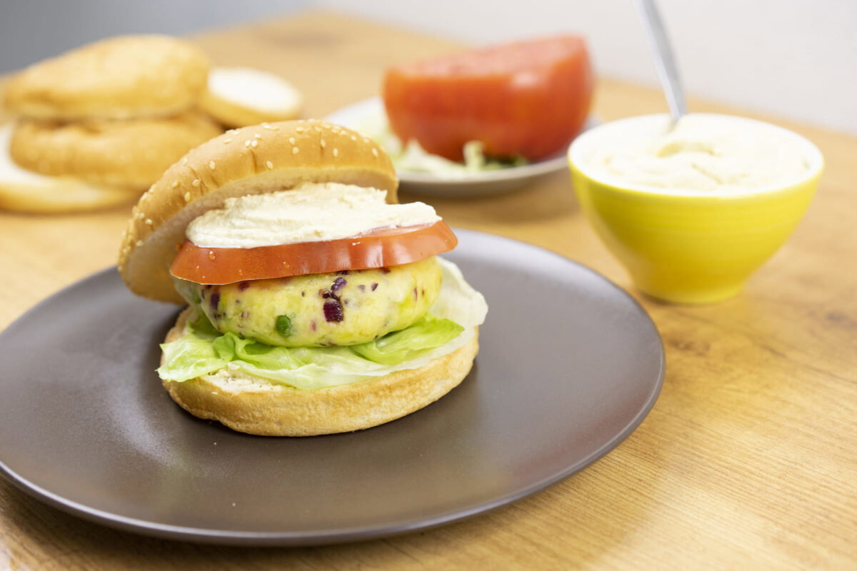 hamburguesa vegetal paso 20