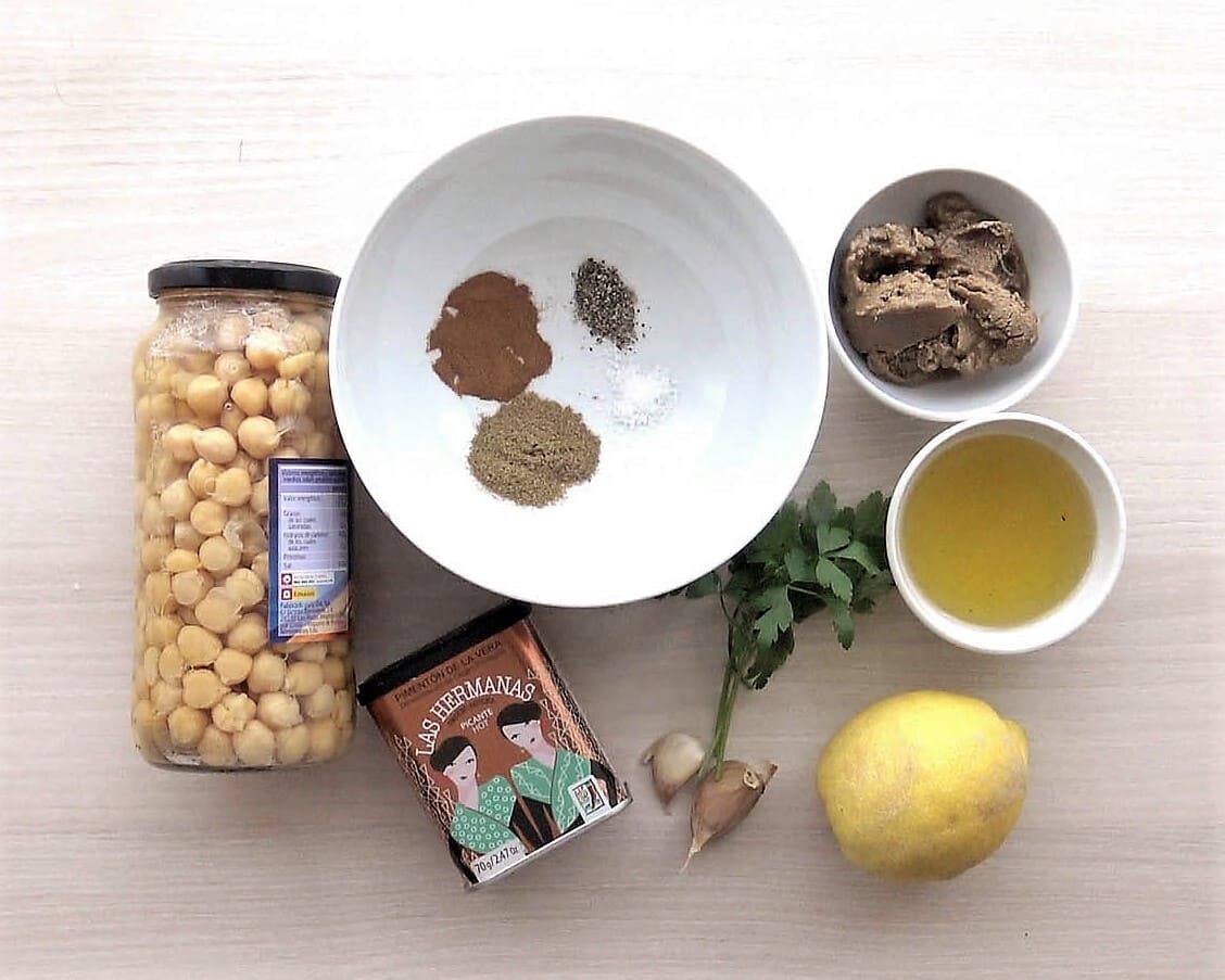 hummus de remolacha paso 1