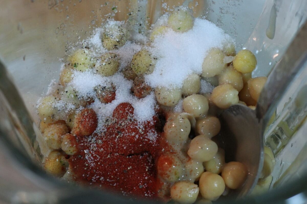 hummus de remolacha paso 3