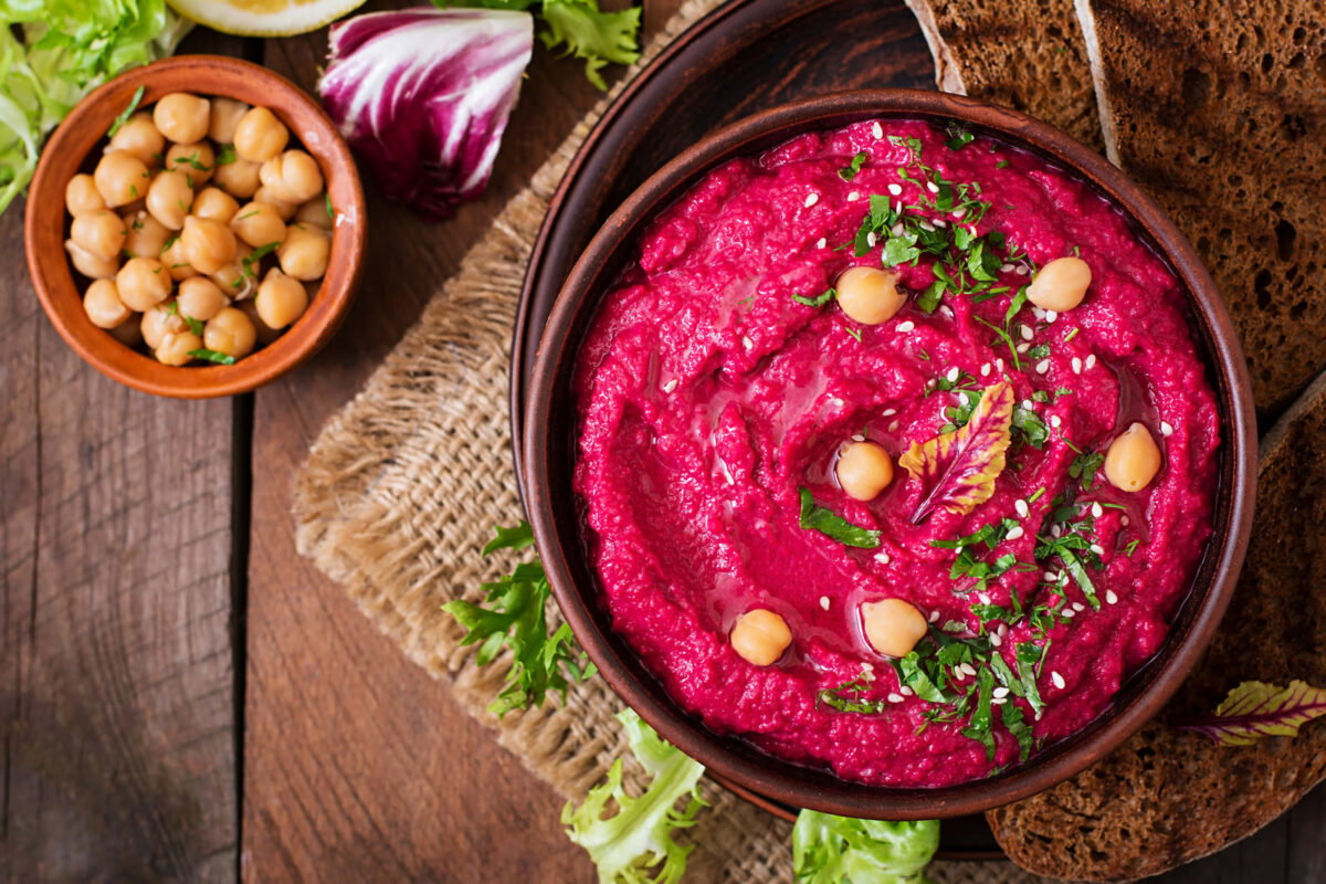 hummus de remolacha paso 8