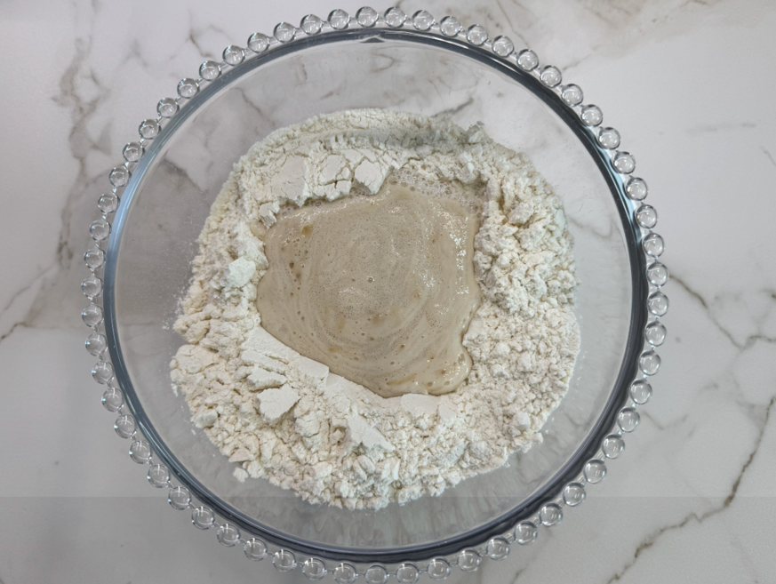 Masa de empanada gallega con huevo