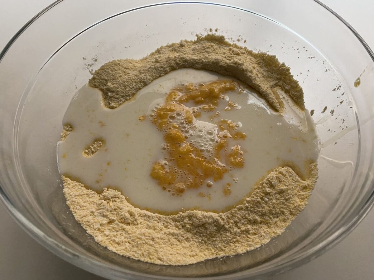 pan de maíz americano paso 6