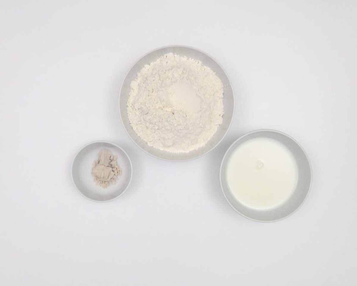 panecillos de leche paso 1