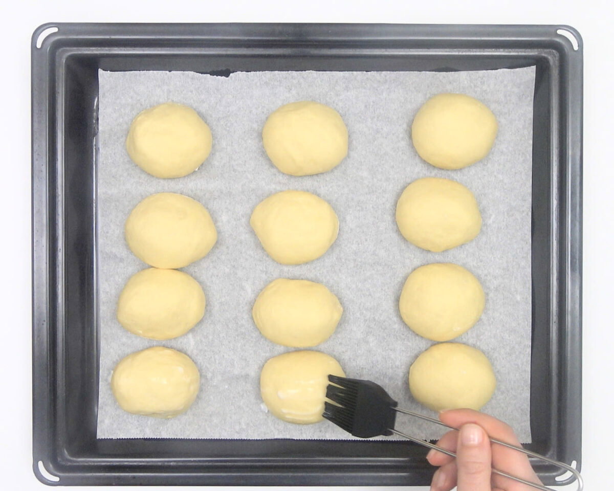 panecillos de leche paso 17
