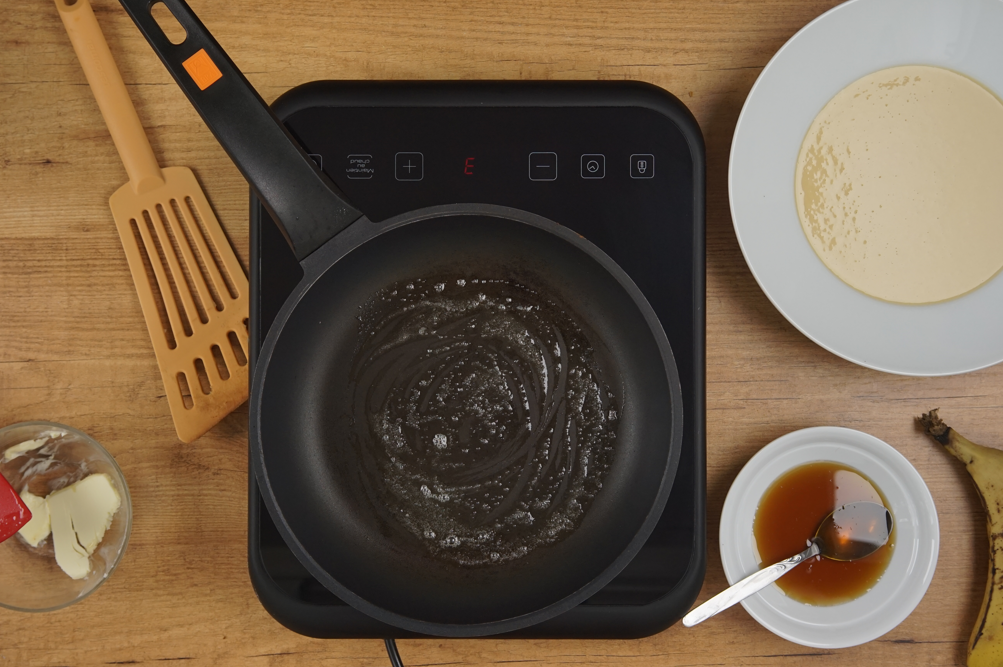 Panqueques de avena y plátano