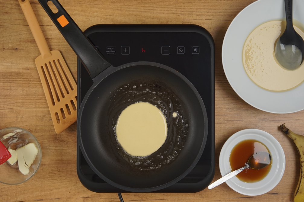 Panqueques de avena y plátano