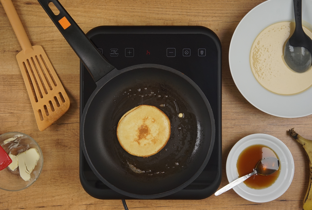 Panqueques de avena y plátano