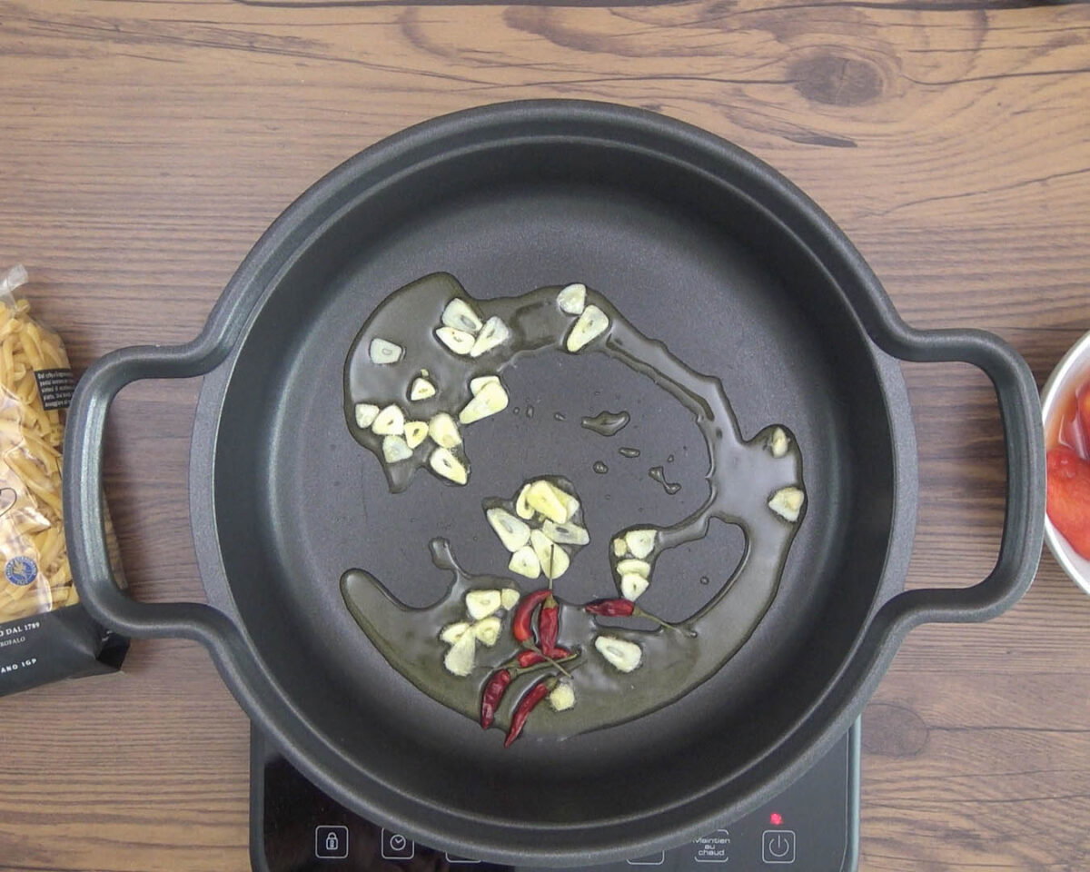 pasta arrabbiata paso 5