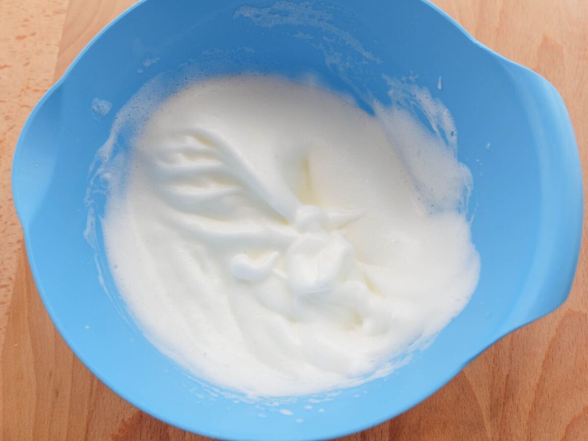 pastel de queso japonés paso 2