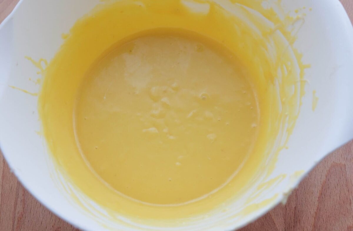 pastel de queso japonés paso 6