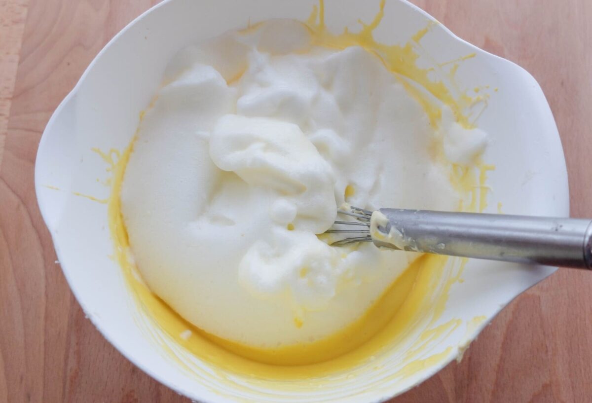 pastel de queso japonés paso 7