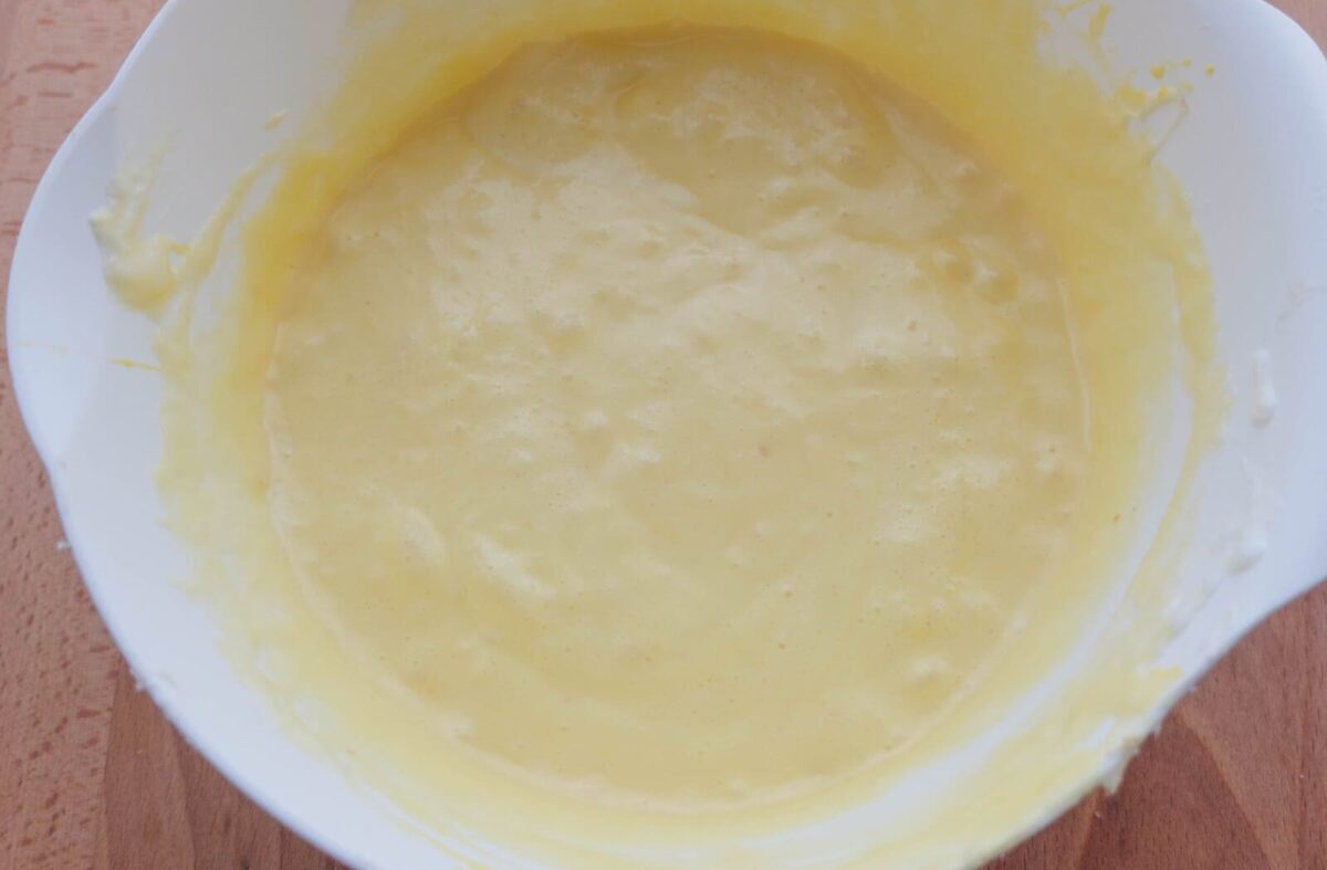 pastel de queso japonés paso 8