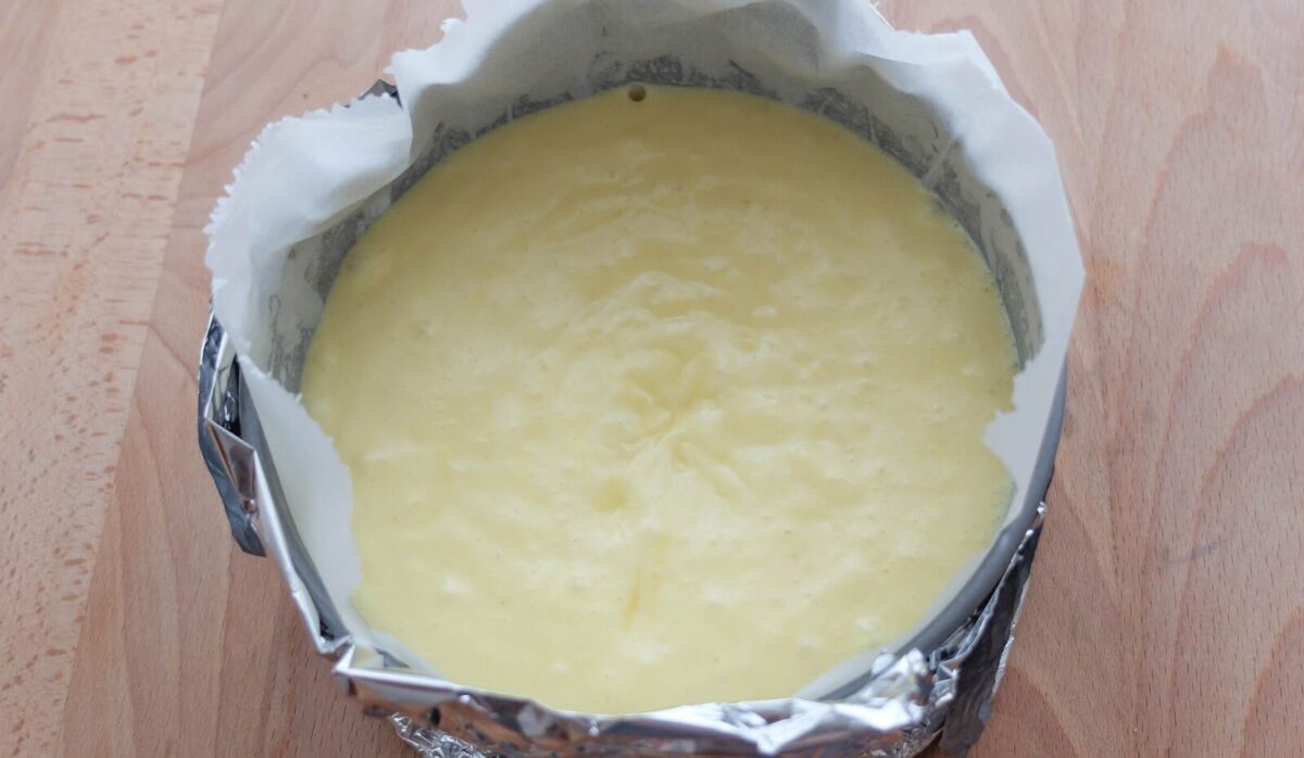pastel de queso japonés paso 9