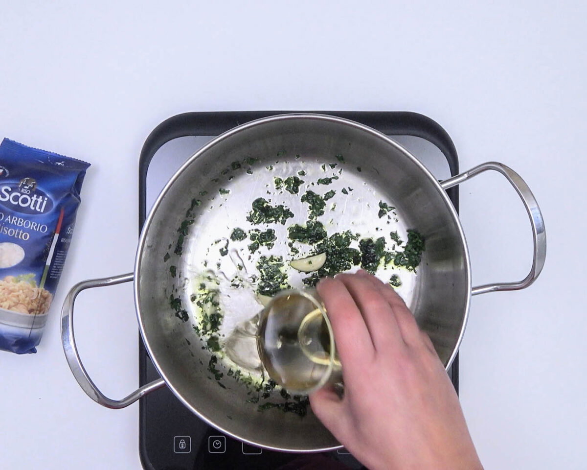 risotto frutto di mare paso 7