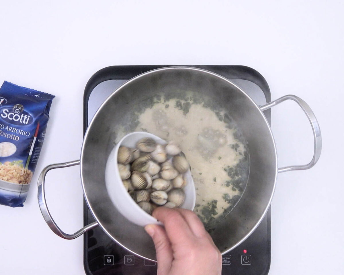 risotto frutto di mare paso 9