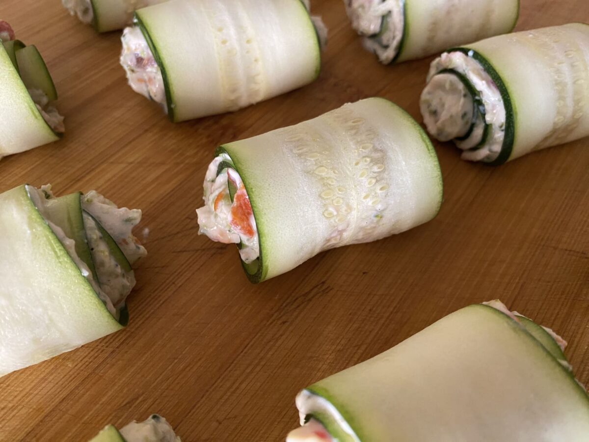 rollitos de calabacín paso 10