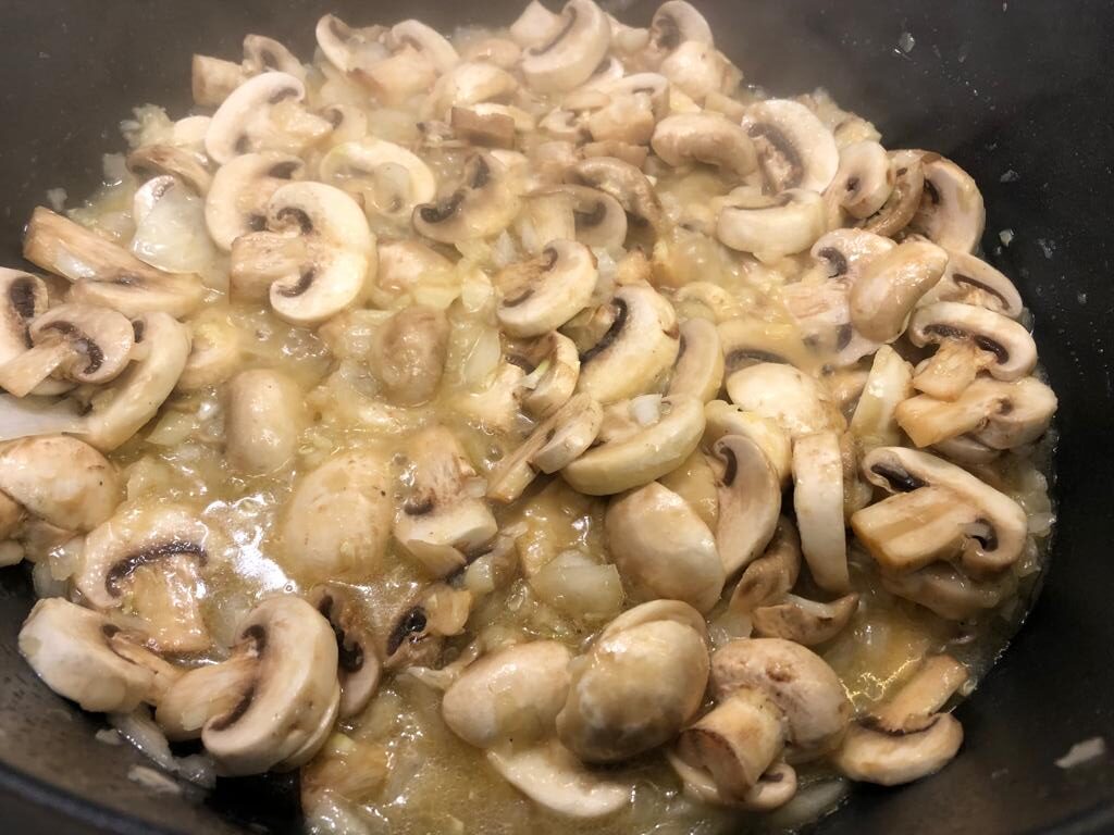 salsa de championes paso 5