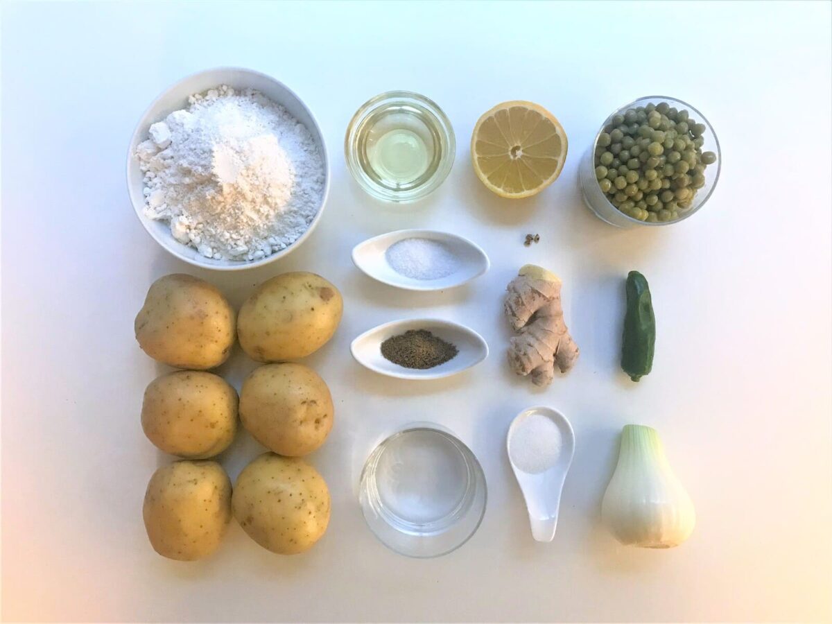 samosas de patata hindús paso 1