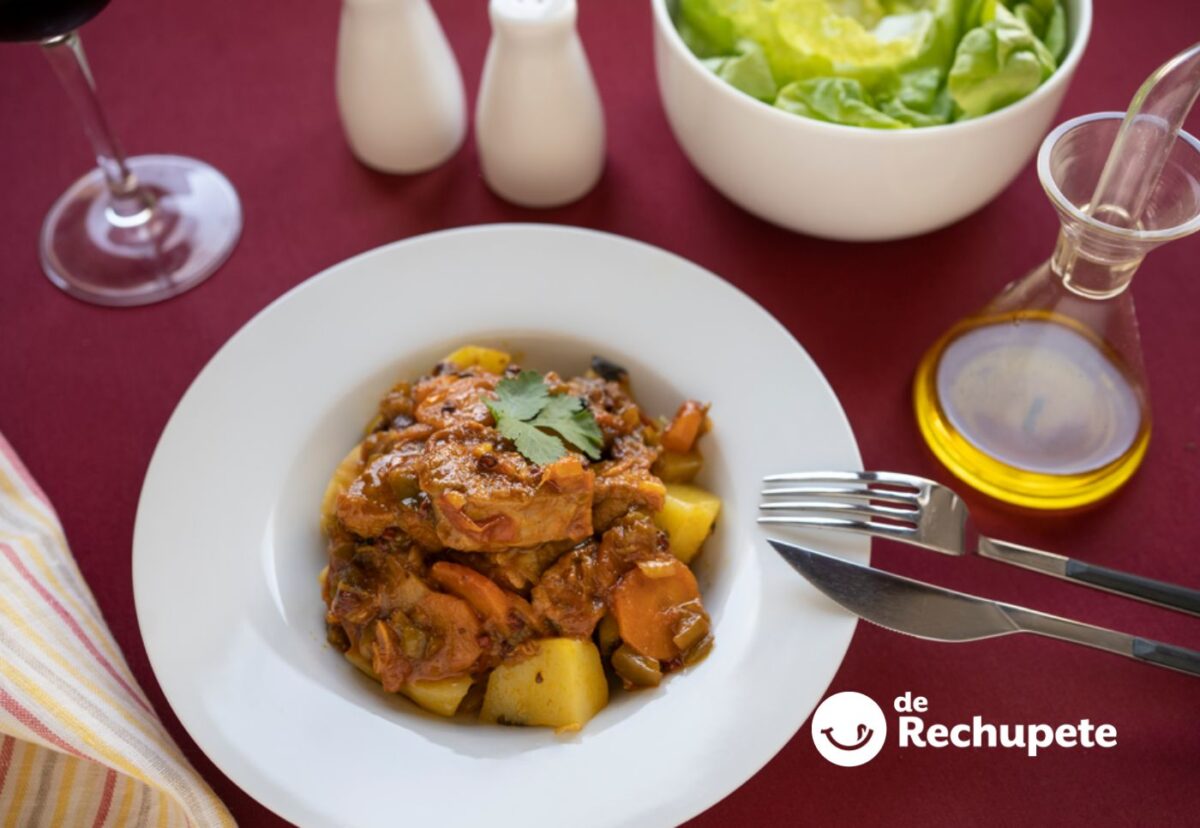 Sudado de carne de ternera o res al estilo colombiano