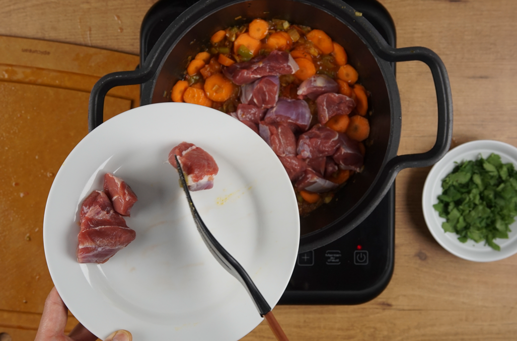 Sudado de carne