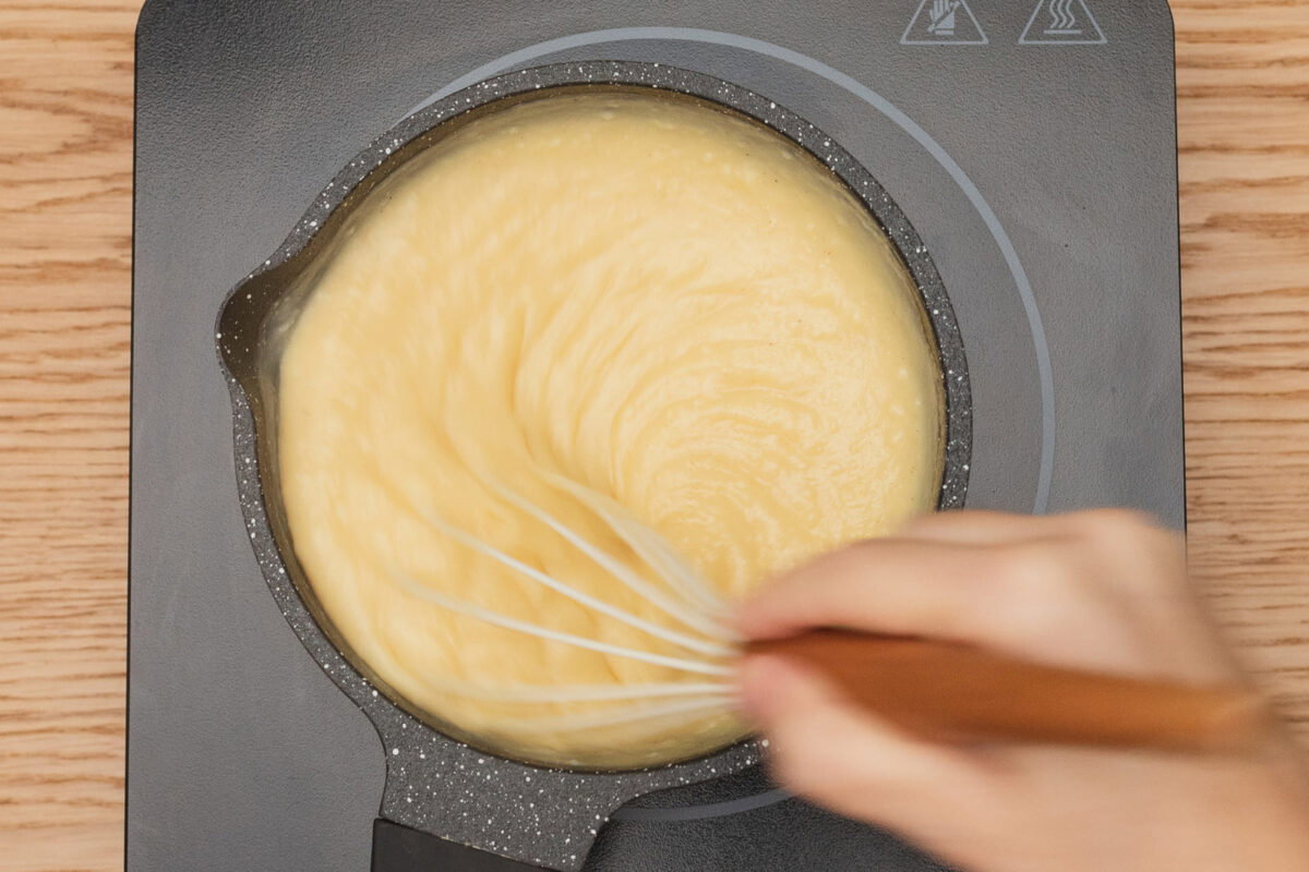 tarta de crema y nata estilo goxua paso 4