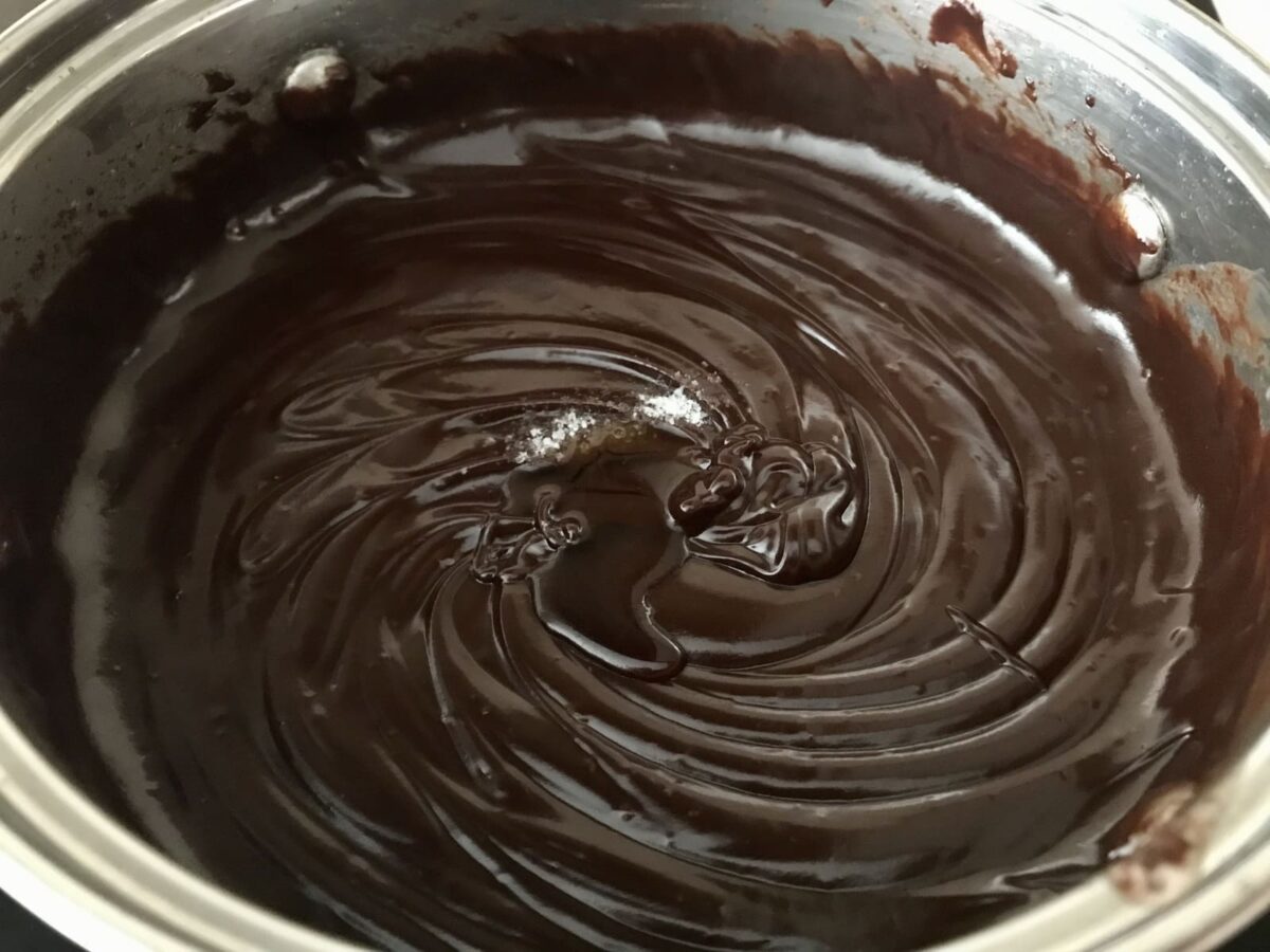 tarta de remolacha con chocolate paso 11