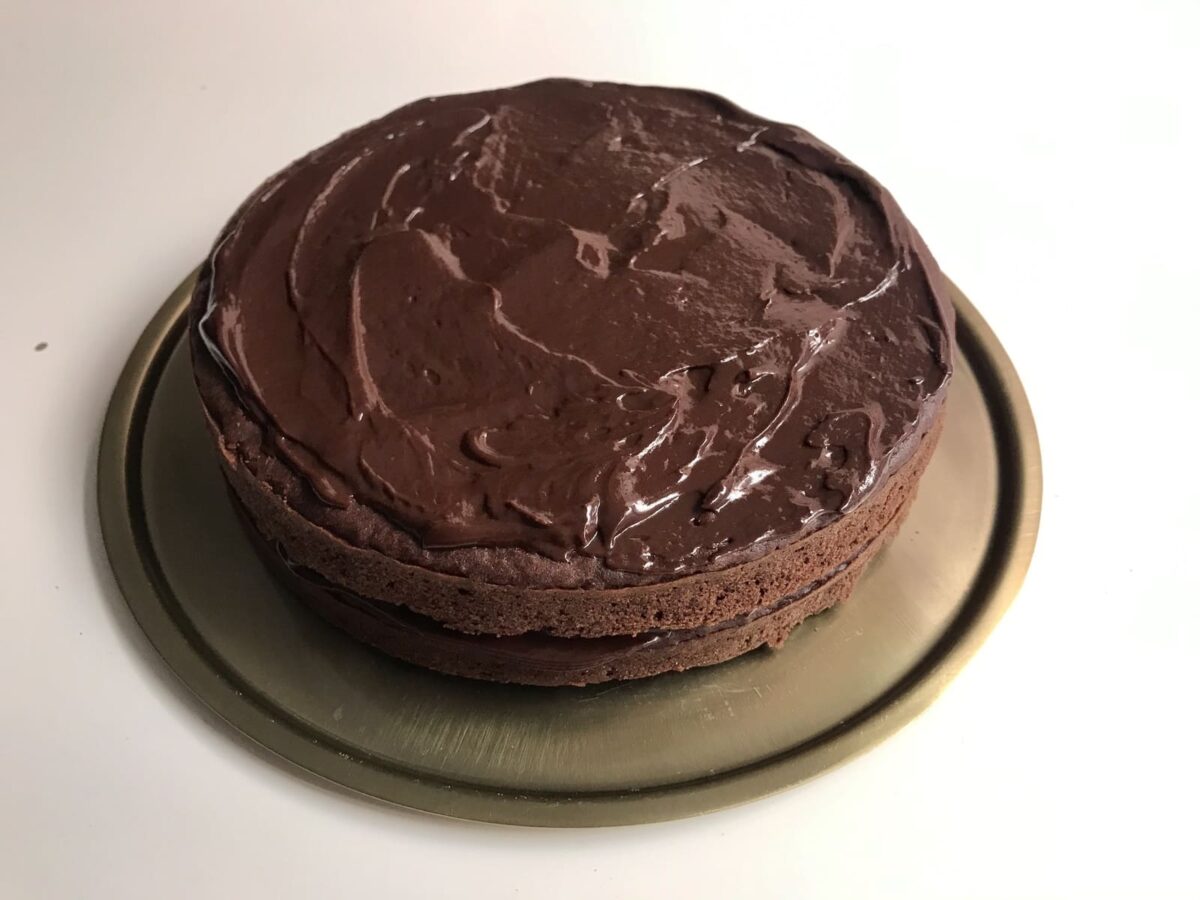 tarta de remolacha con chocolate paso 13