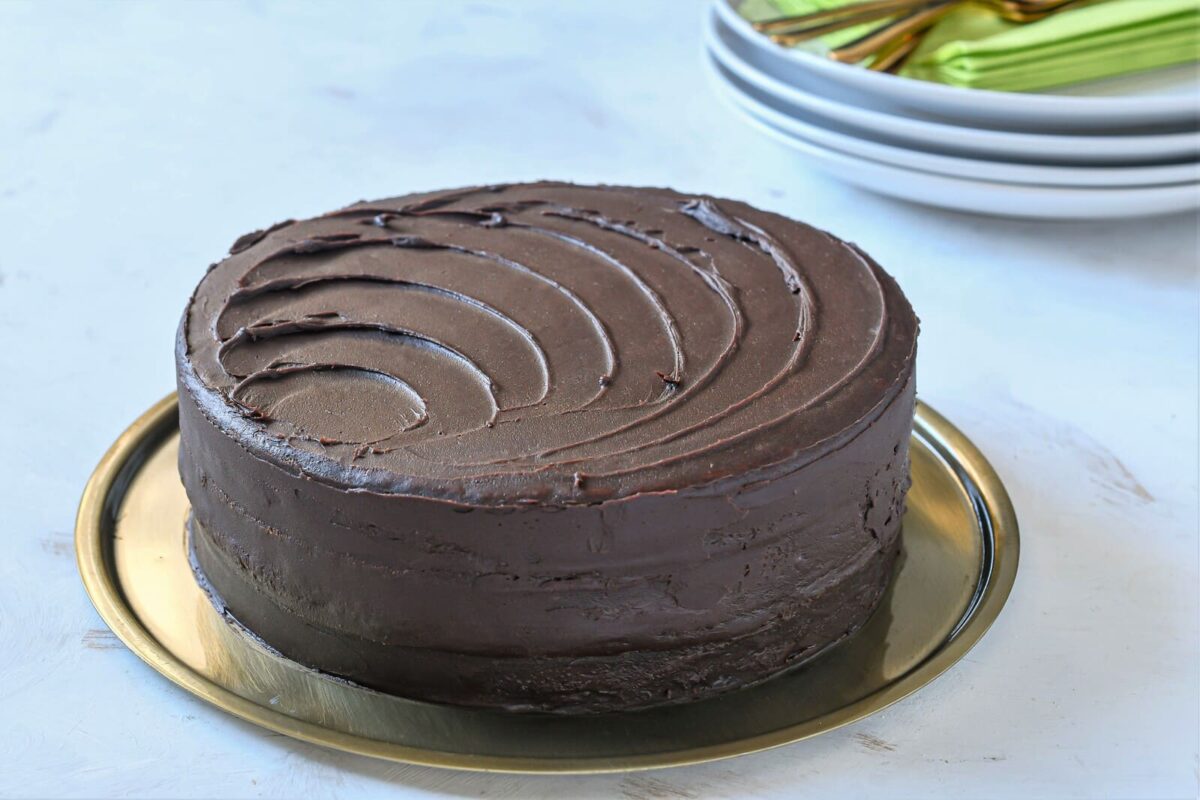 tarta de remolacha con chocolate paso 15