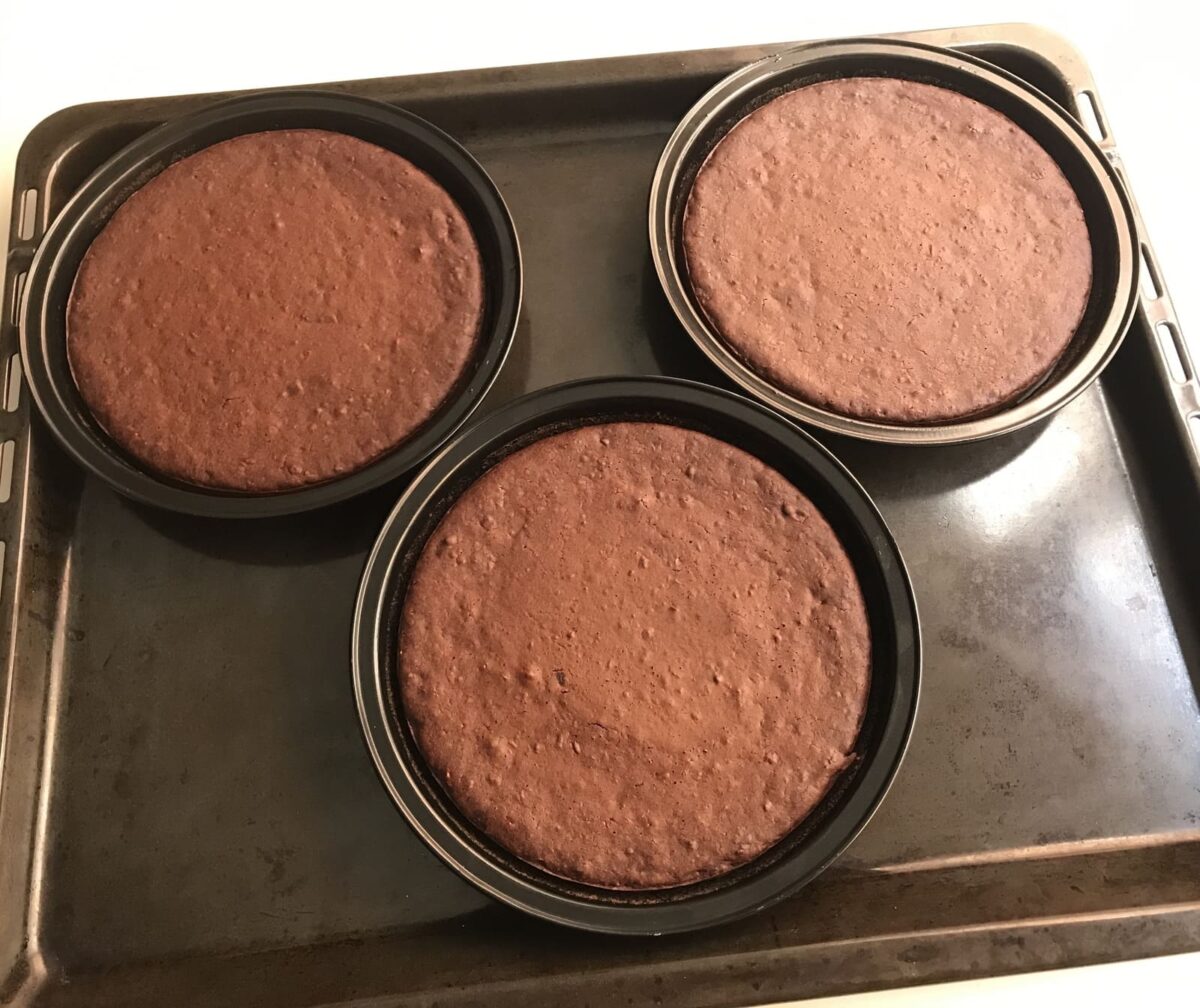 tarta de remolacha con chocolate paso 7