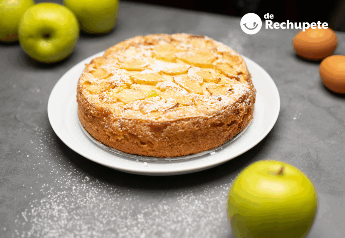 Tarta rústica de manzana