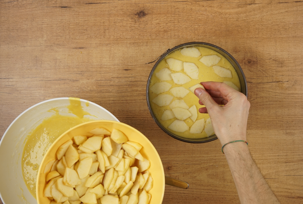 Tarta rústica de manzana