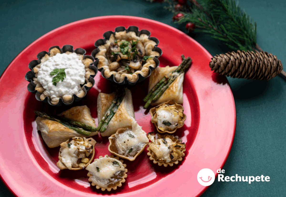 Tartaletas saladas vegetarianas para triunfar en cualquier celebración