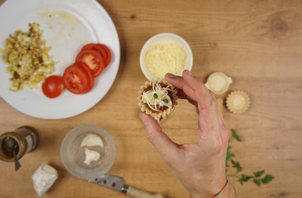 Tartaletas saladas vegetarianas para triunfar en Navidad