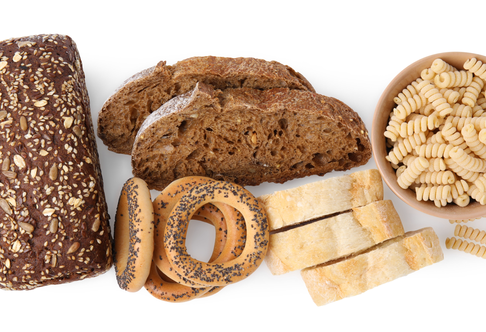 Alimentos con y sin gluten