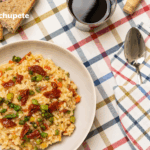 Arroz cremoso con tomate seco