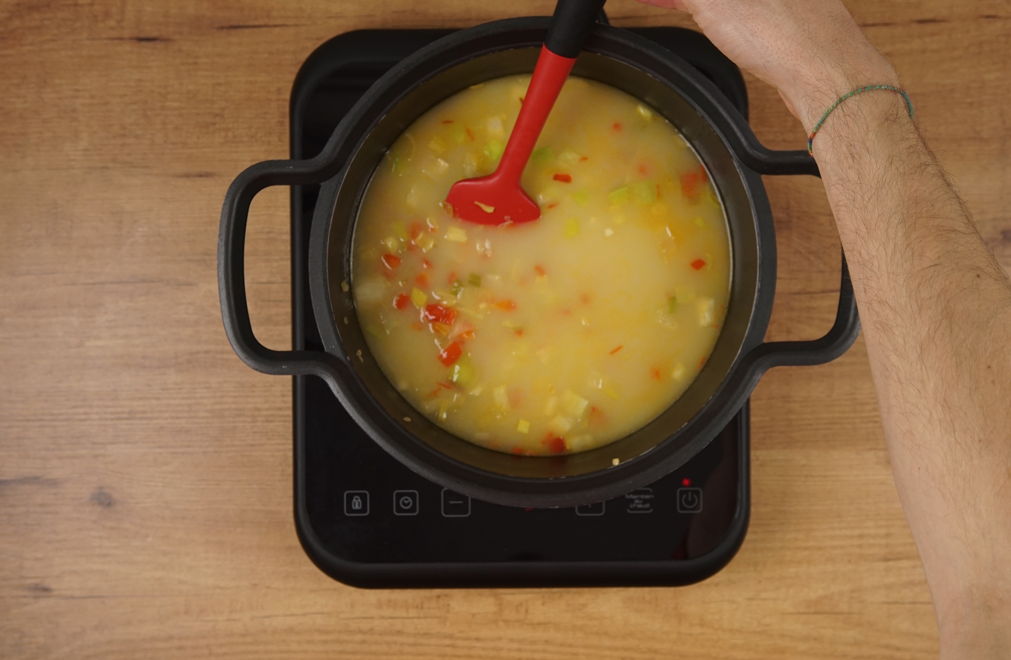 Arroz cremoso con tomate seco