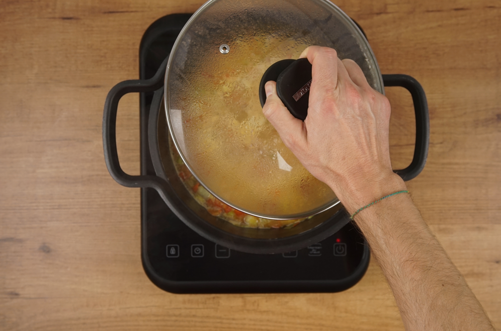Arroz cremoso con tomate seco