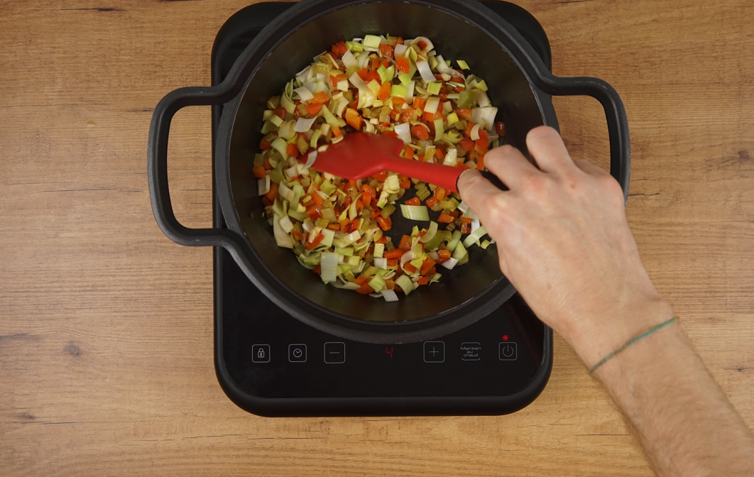 Arroz cremoso con tomate seco