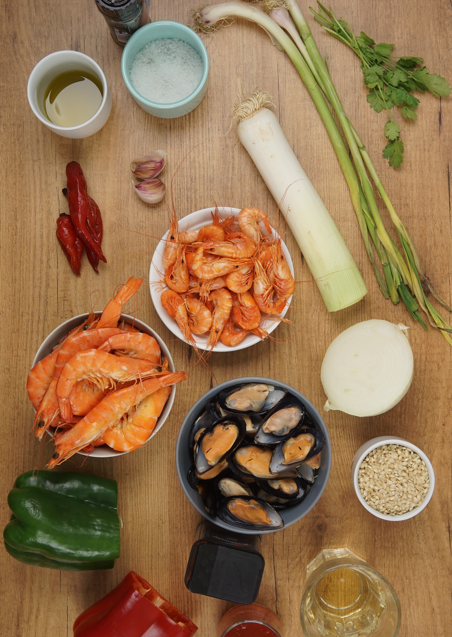 Asopado de mariscos