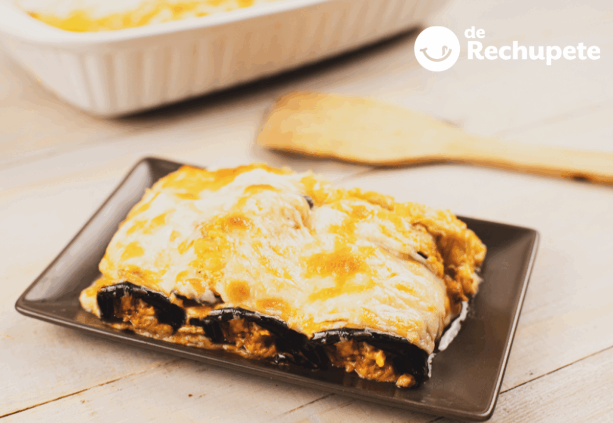 Canelones de berenjena rellenos de carne paso a paso