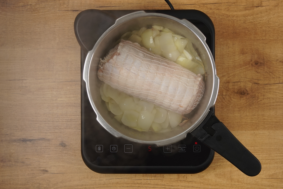 Carne mechada al estilo andaluz en olla express
